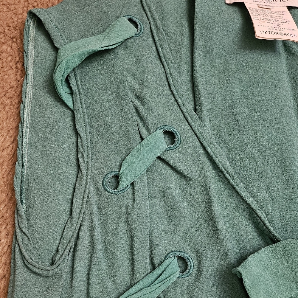 Viktor & Rolf Silk Ribbon Threaded Blouse - Picture 3 of 7